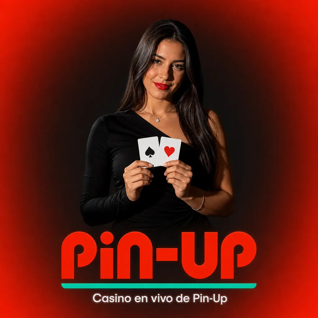 Mesa de casino en vivo de Pin-Up con crupier humano